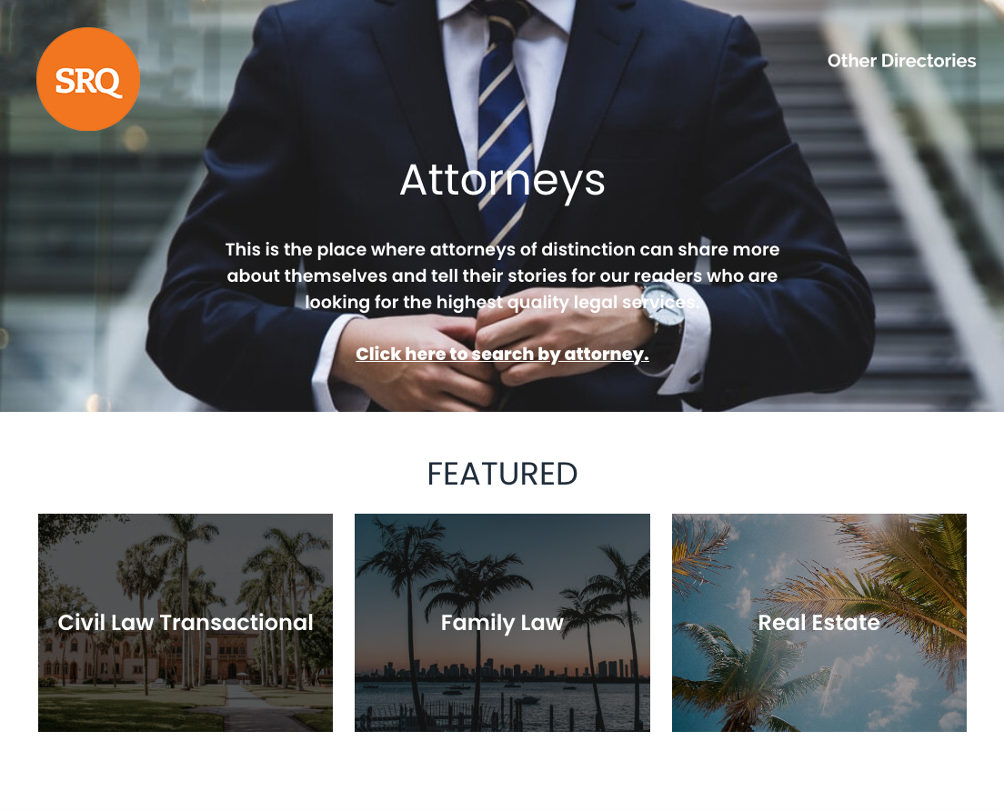 SRQ Magazine SRQ Directories